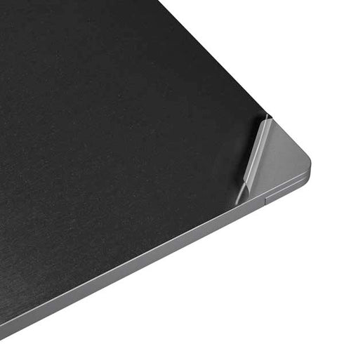 Specialty Vinyl Black Brushed Steel Texture Universal Laptop 16.6in (13.4 x 9.7in) Skin